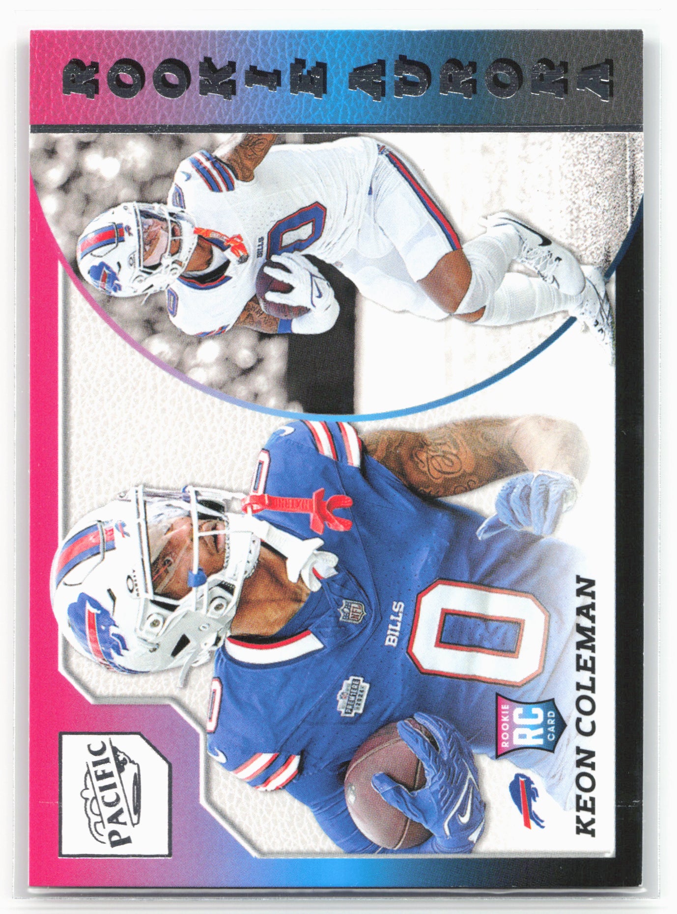 2024 Panini Encore #17 Keon Coleman Rookie Aurora