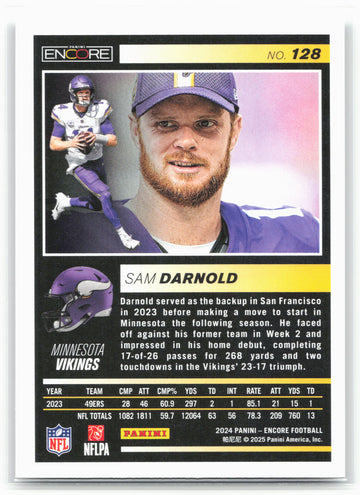 
2024 Panini Encore #128 Sam Darnold