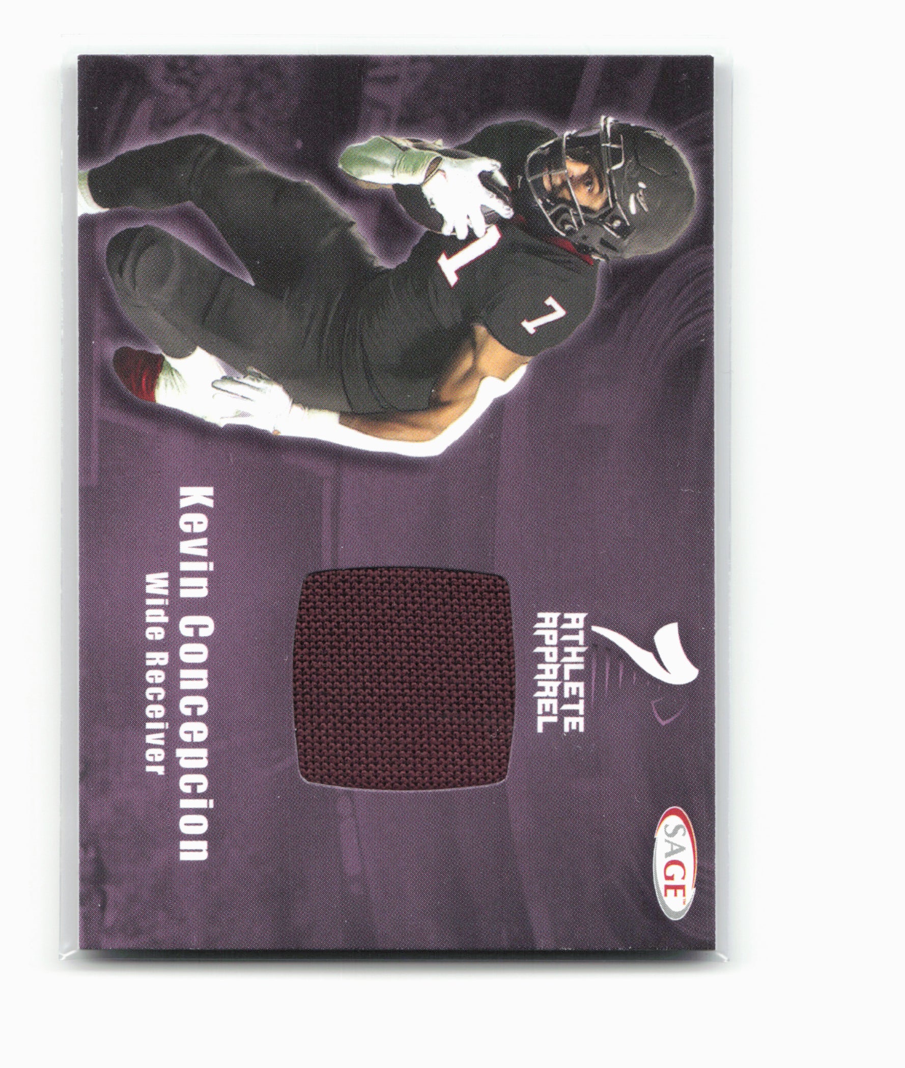 2026 SAGE #AA-KC Kevin Concepcion Athlete Apparel Swatch