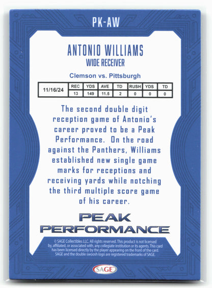 2026 SAGE #PK-AW Antonio Williams Mosaic