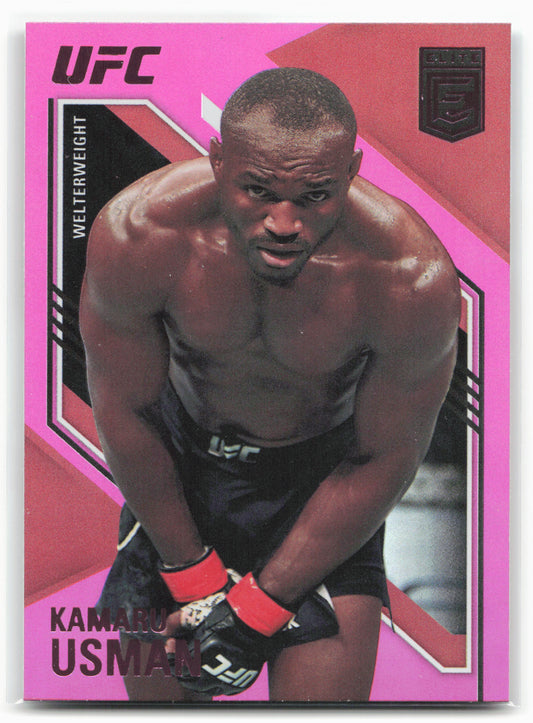 2021 Panini Chronicles UFC #144 Kamaru Usman Pink
