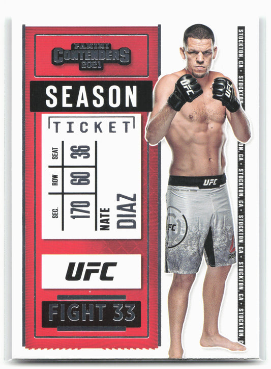 2021 Panini Chronicles UFC #6 Nate Diaz