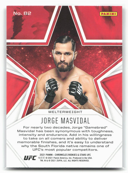 2021 Panini Chronicles UFC #82 Jorge Masvidal