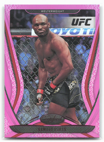 2021 Panini Chronicles UFC #130 Kamaru Usman Pink