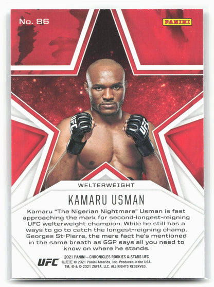 2021 Panini Chronicles UFC #86 Kamaru Usman