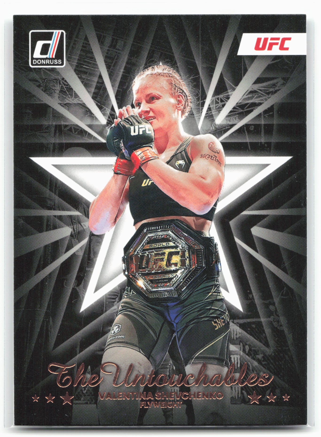 2023 Donruss UFC #8 Valentina Shevchenko The Untouchables