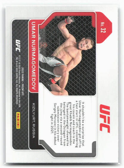 2022 Panini Prizm UFC #32 Umar Nurmagomedov