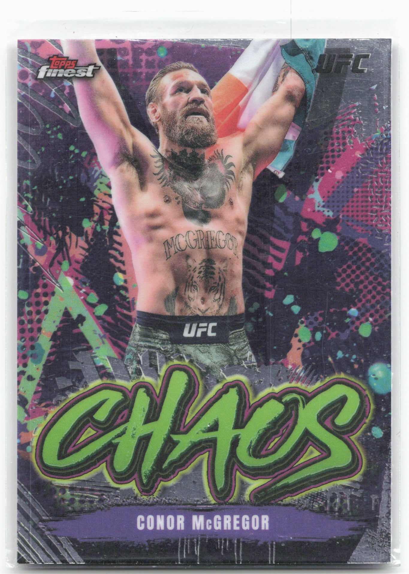 2024 Topps Finest UFC #CHA-22 Conor McGregor Chaos