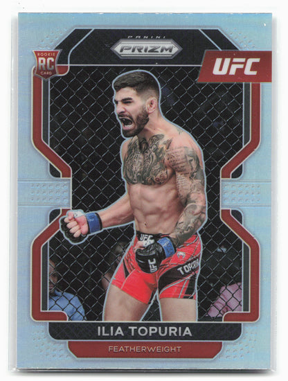 2022 Panini Prizm UFC #115 Ilia Topuria Silver