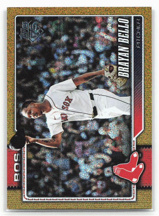 2026 Topps #177 Brayan Bello Gold Sandglitter #/50