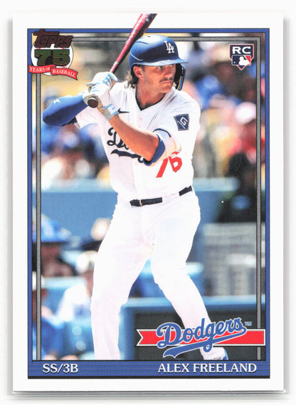 2026 Topps #T91-35 Alex Freeland 1991 Topps Baseball 35th Anniversary