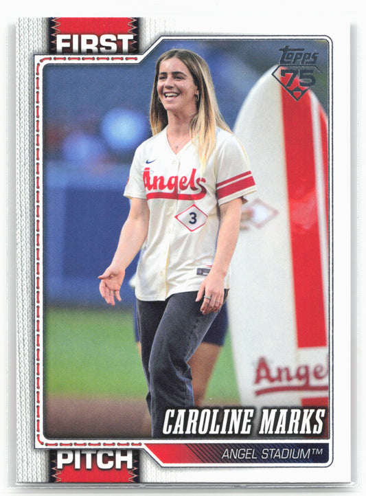 2026 Topps #FP-3 Caroline Marks First Pitch
