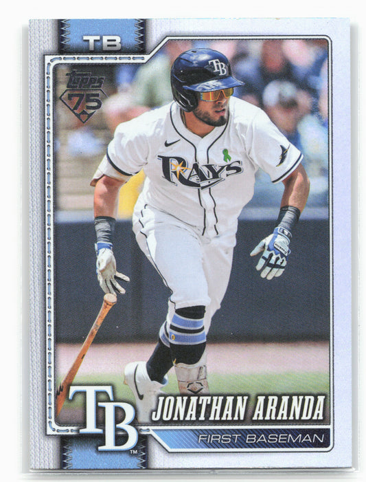 2026 Topps #326 Jonathan Aranda Rainbow Foil