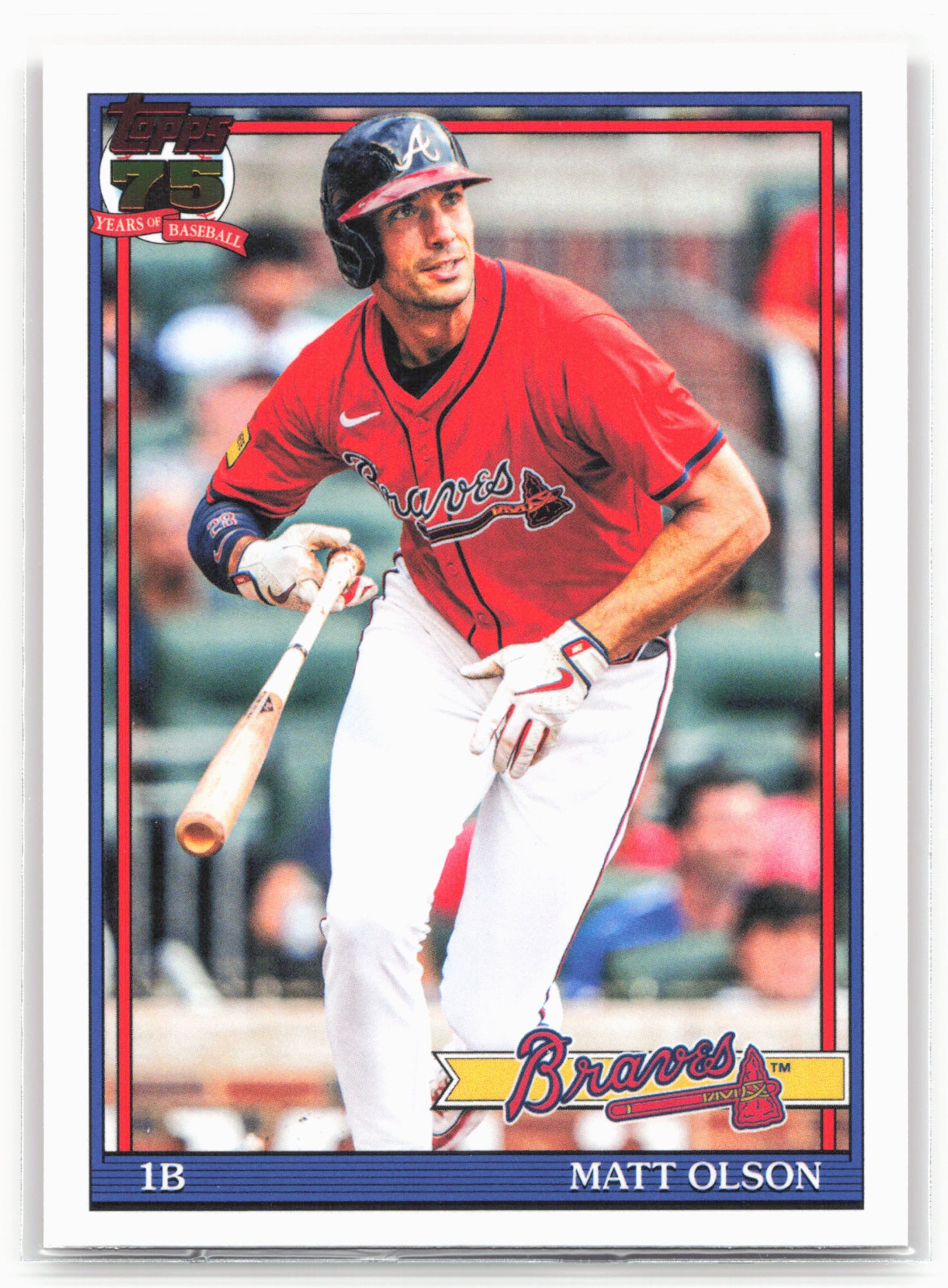 2026 Topps #T91-53 Matt Olson 1991 Topps Baseball 35th Anniversary (Series One)