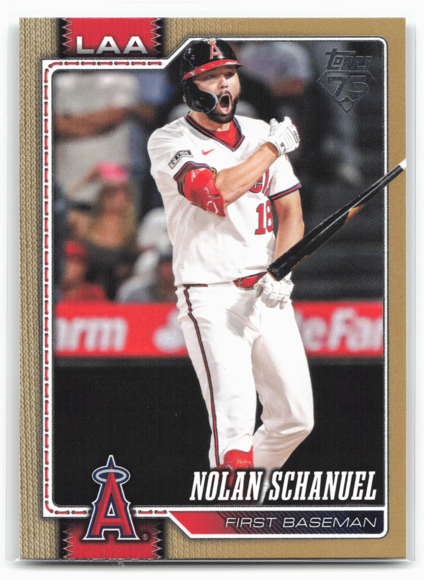 2026 Topps #43 Nolan Schanuel Gold #/2026