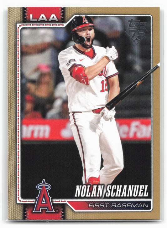 2026 Topps #43 Nolan Schanuel Gold #/2026