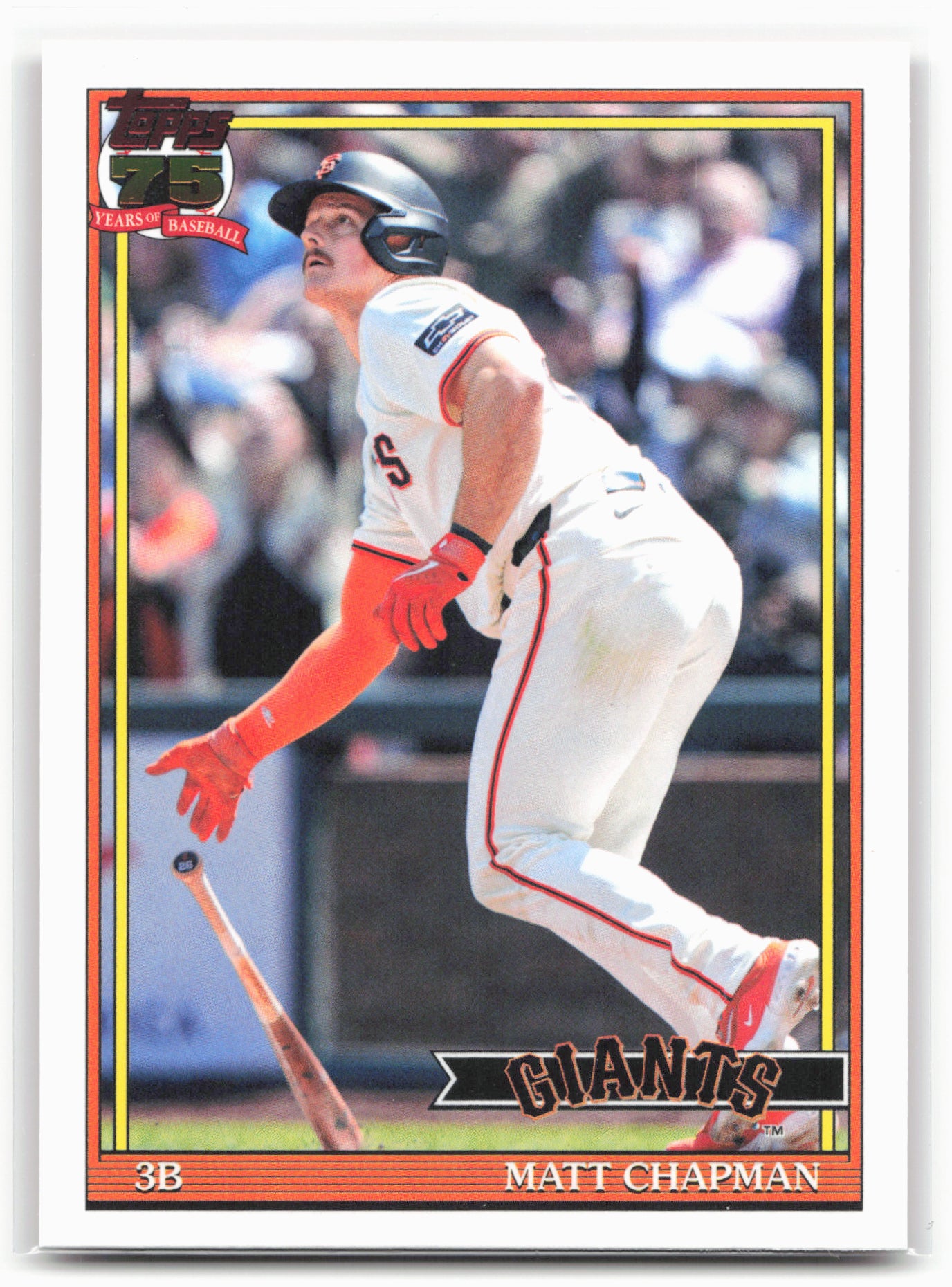 2026 Topps #T91-80 Matt Chapman 1991 Topps Baseball 35th Anniversary