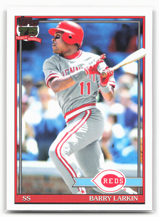 2026 Topps #T91-81 Barry Larkin 1991 Topps Baseball 35th Anniversary