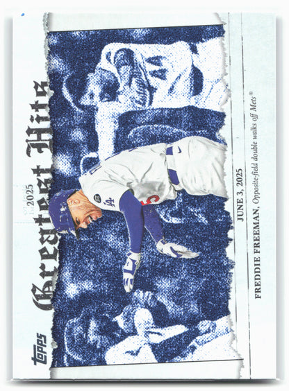 2026 Topps #GH-7 Freddie Freeman 2025 Greatest Hits 26618