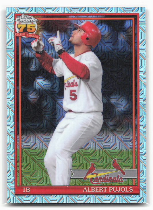 2026 Topps #91C-13 Albert Pujols 1991 Topps Baseball 35th Anniversary Chrome