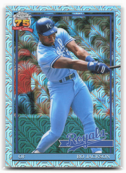 2026 Topps #91C-5 Bo Jackson 1991 Topps Baseball 35th Anniversary Chrome