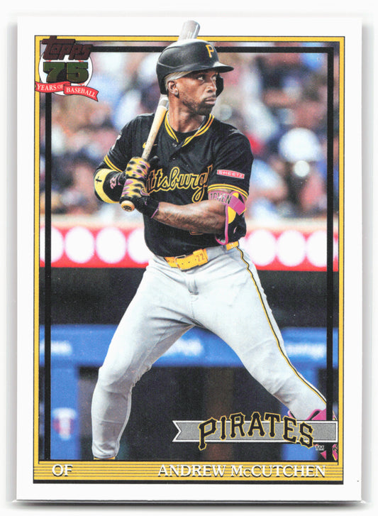 2026 Topps #T91-40 Andrew McCutchen 1991 Topps Baseball 35th Anniversary