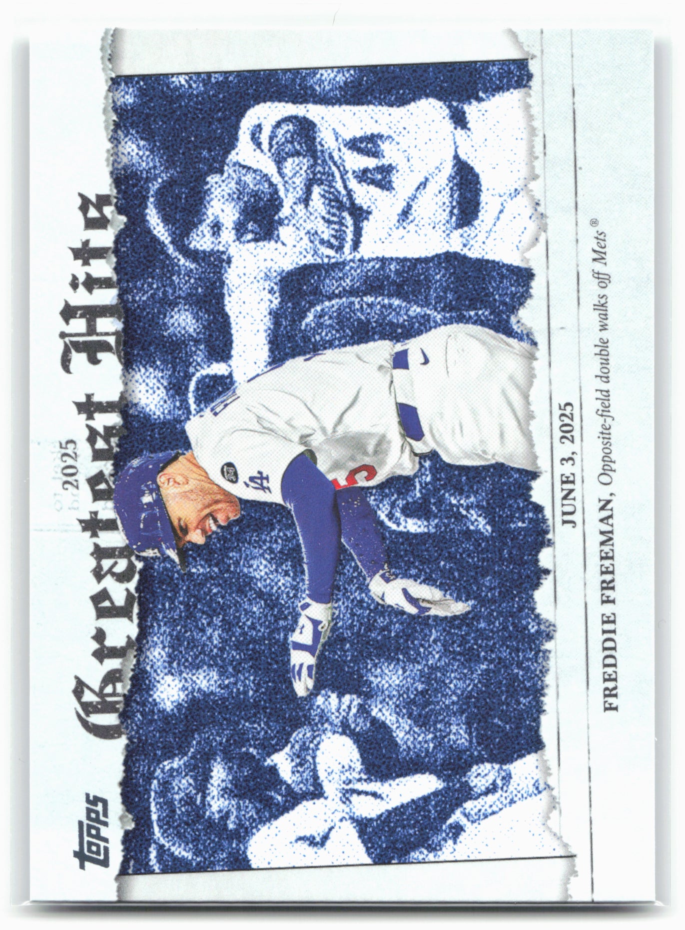 2026 Topps #GH-7 Freddie Freeman 2025 Greatest Hits