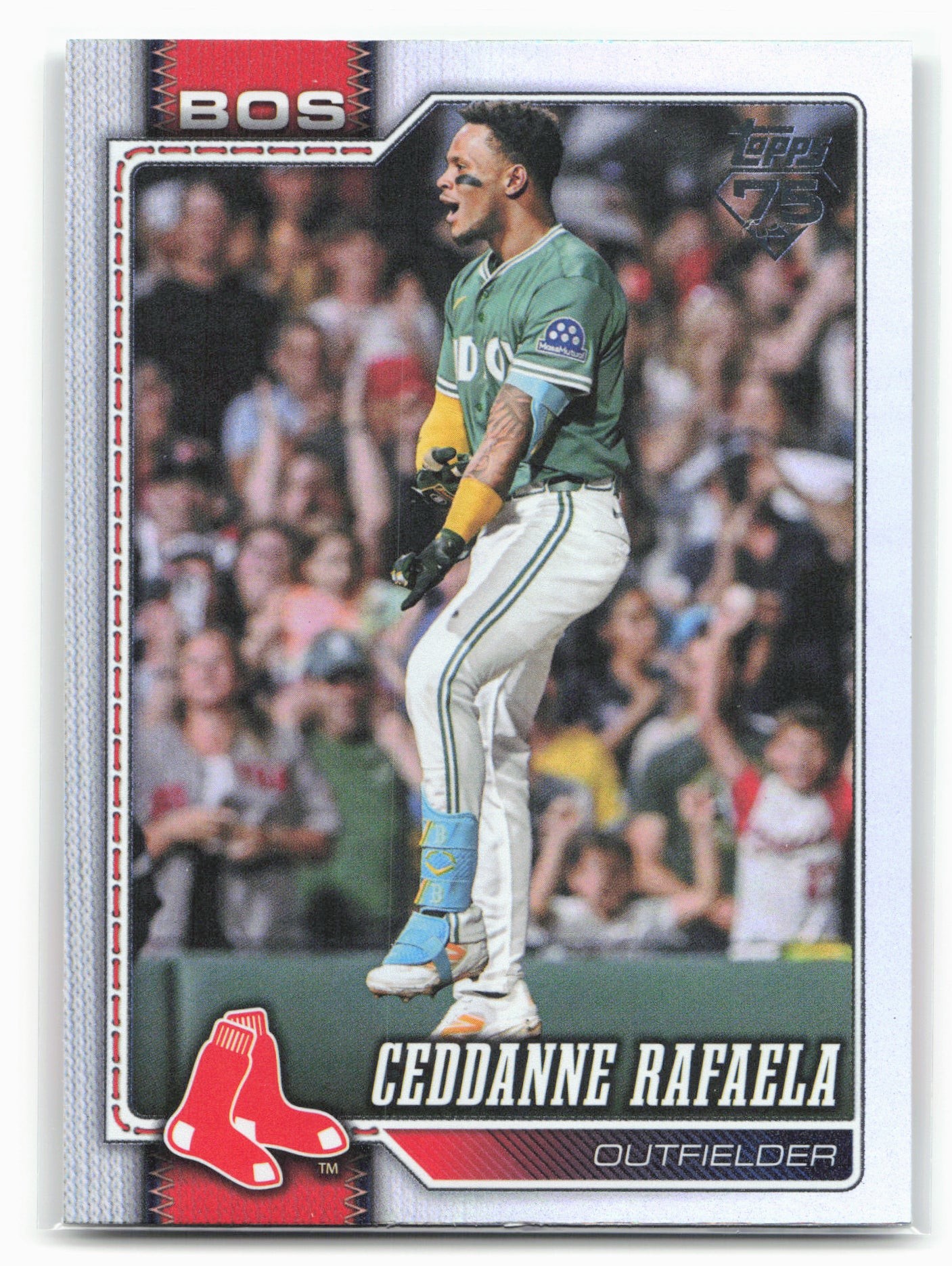 2026 Topps #101 Ceddanne Rafaela Rainbow Foil