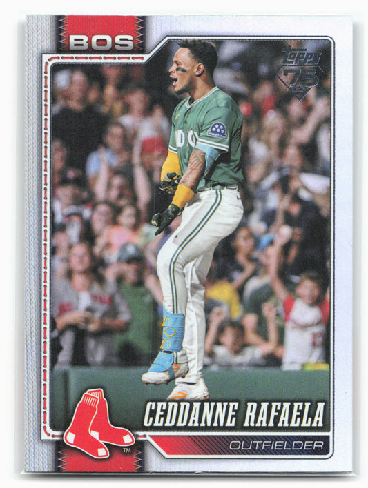 2026 Topps #101 Ceddanne Rafaela Rainbow Foil