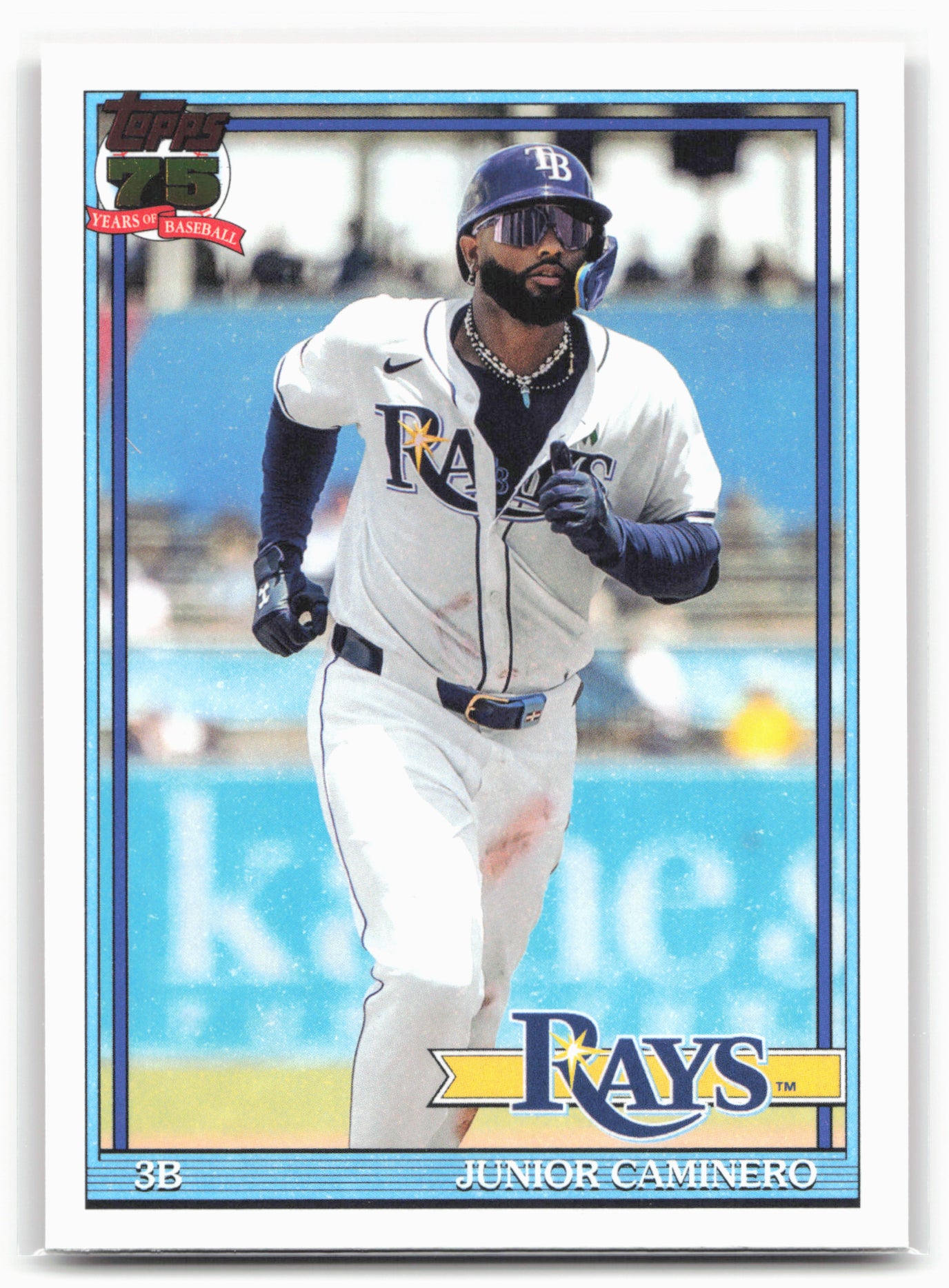 2026 Topps #T91-62 Junior Caminero 1991 Topps Baseball 35th Anniversary