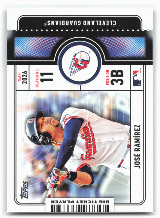 2026 Topps #BTP-9 José Ramírez Big Ticket Players