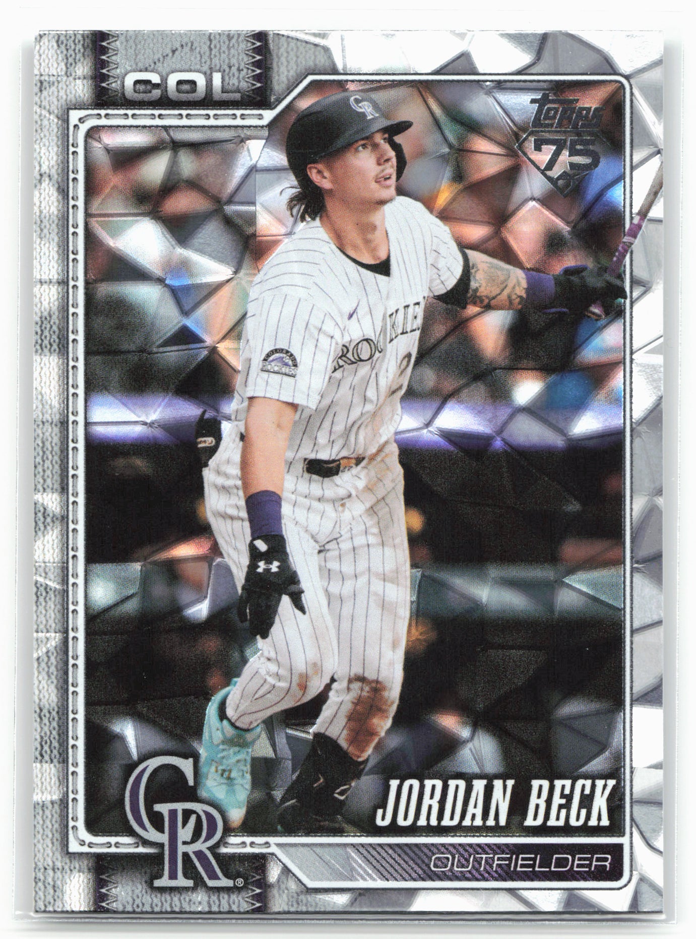 2026 Topps #12 Jordan Beck Diamante Foil