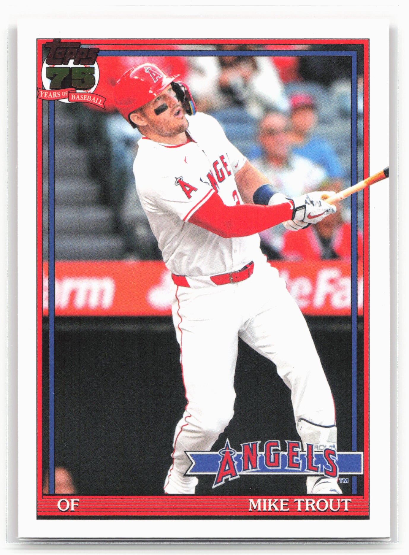 2026 Topps #T91-1 Mike Trout 1991 Topps Baseball 35th Anniversary