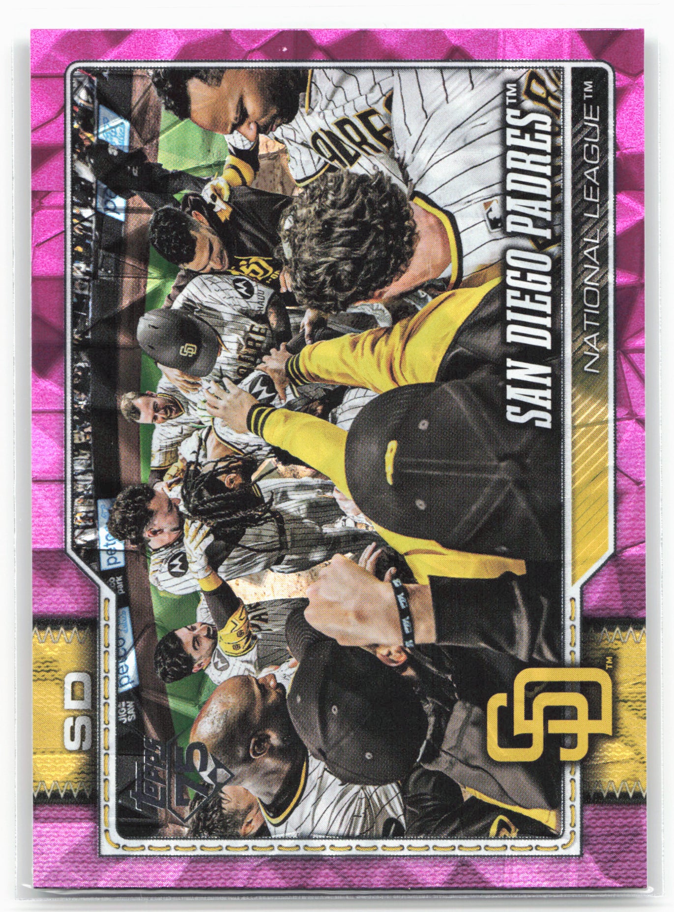 2026 Topps #292 San Diego Padres Pink Diamante Foil