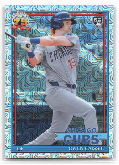 2026 Topps #91C-11 Owen Caissie 1991 Topps Baseball 35th Anniversary Chrome