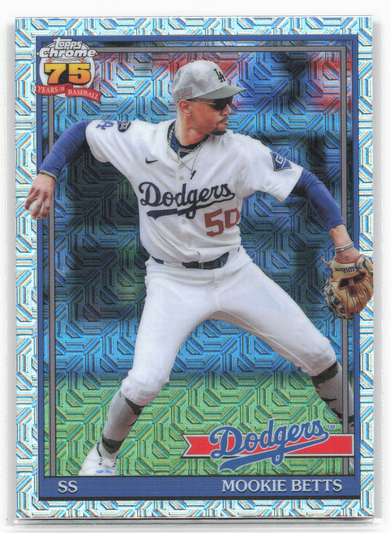 2026 Topps #91C-95 Mookie Betts 1991 Topps Baseball 35th Anniversary Chrome