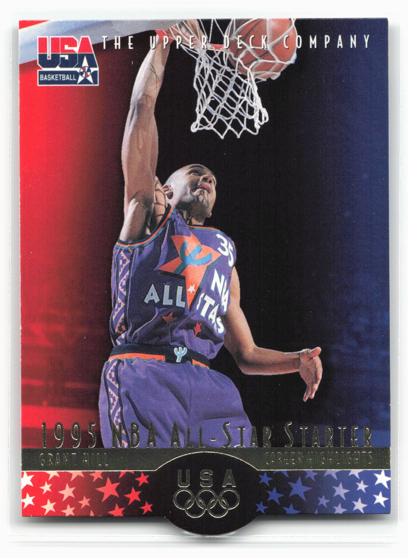 1996 Upper Deck USA #5 Grant Hill 26705