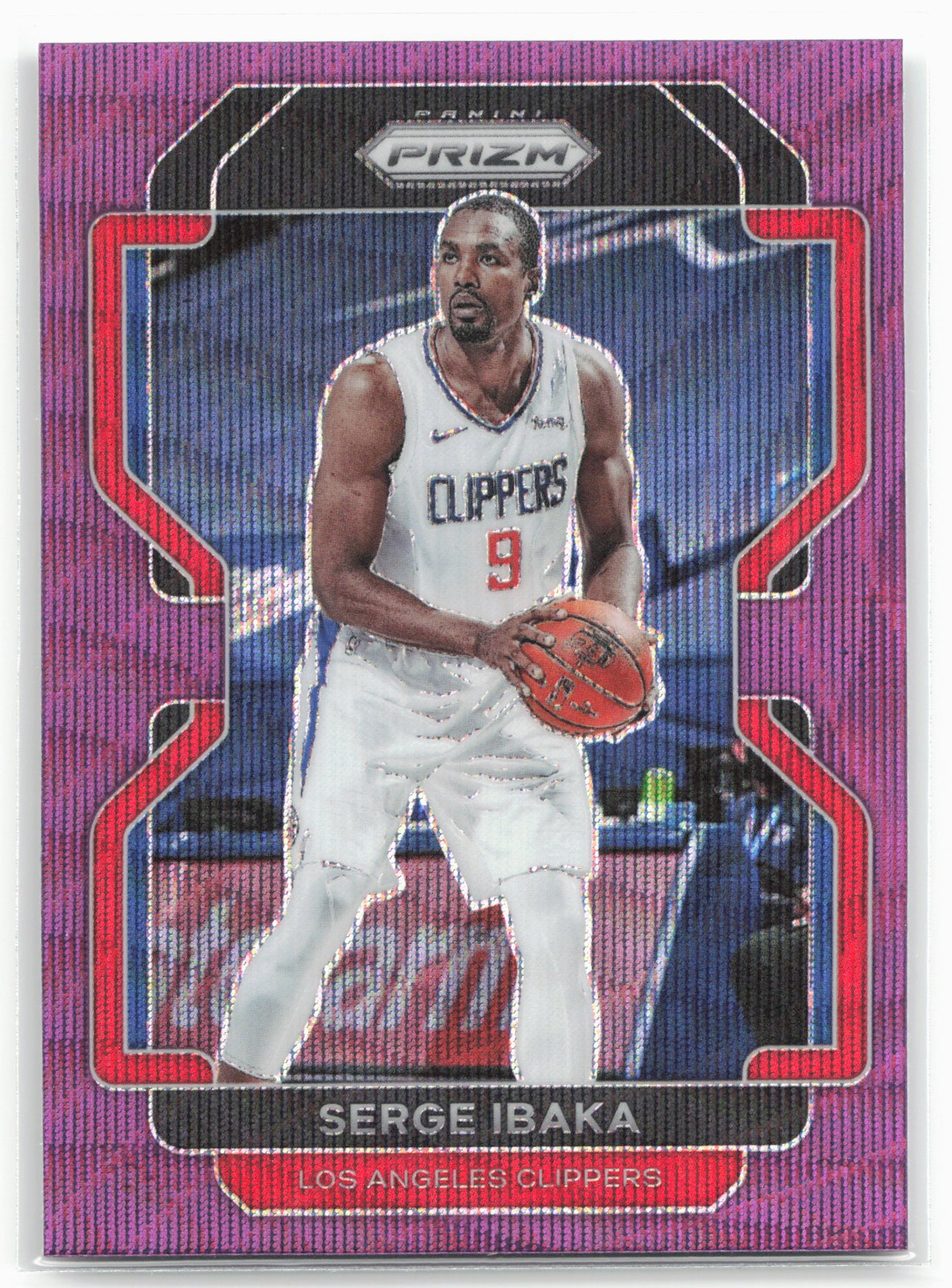 2021-22 Panini Prizm #18 Serge Ibaka Purple Wave