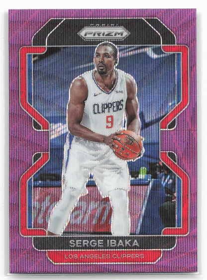 2021-22 Panini Prizm #18 Serge Ibaka Purple Wave