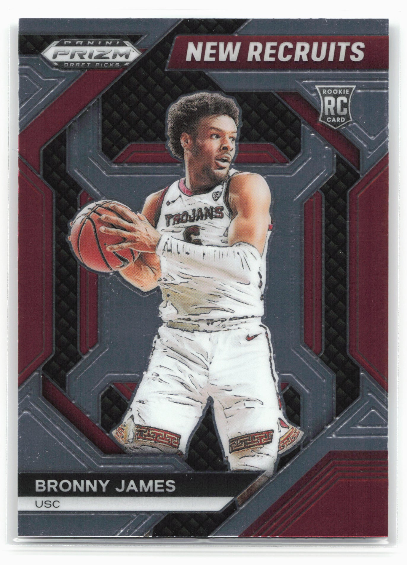 2024 Panini Prizm Draft Picks #2 Bronny James Jr. New Recruits 26717