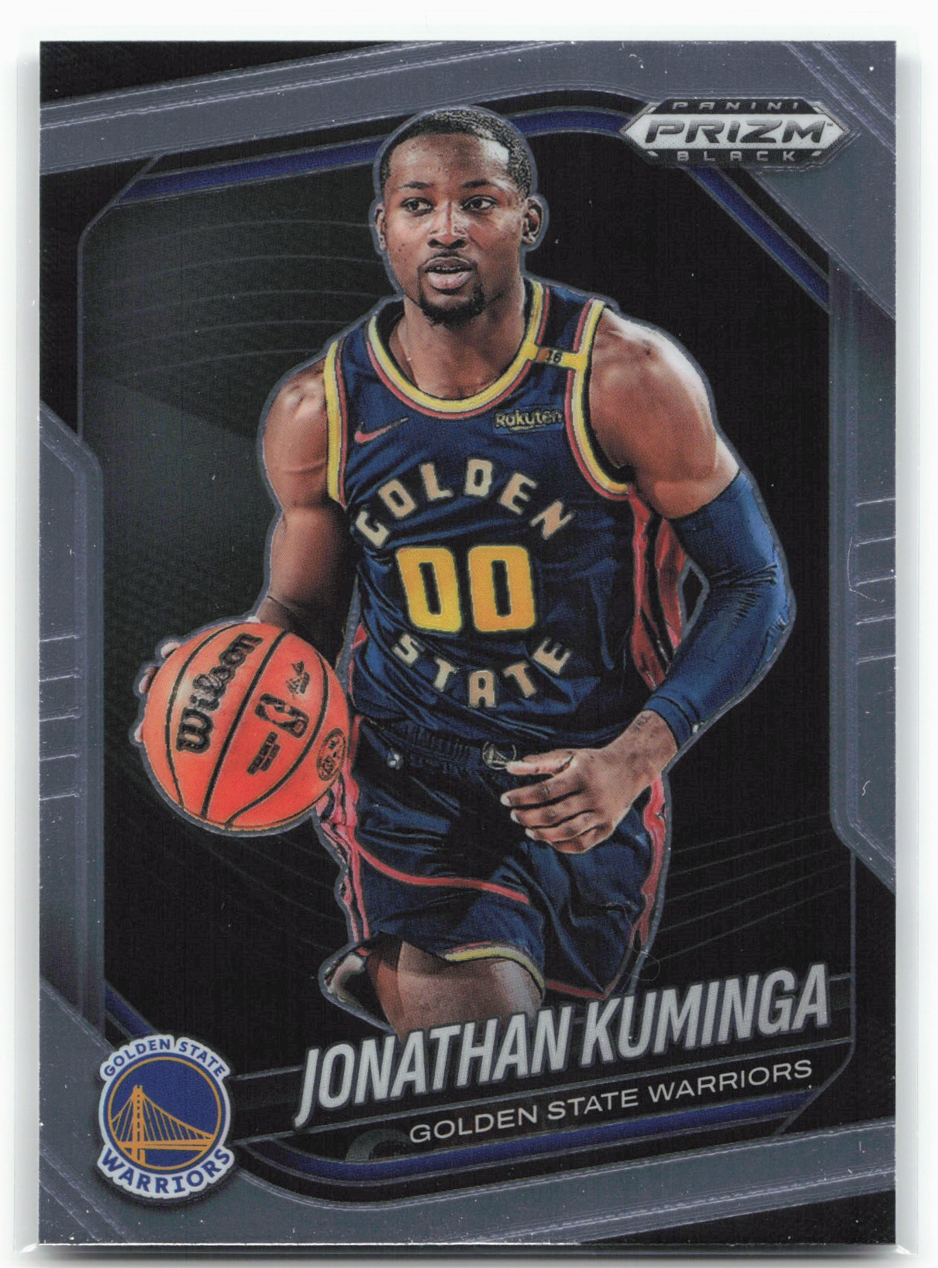 2024-25 Panini Prizm Black #122 Jonathan Kuminga 26723