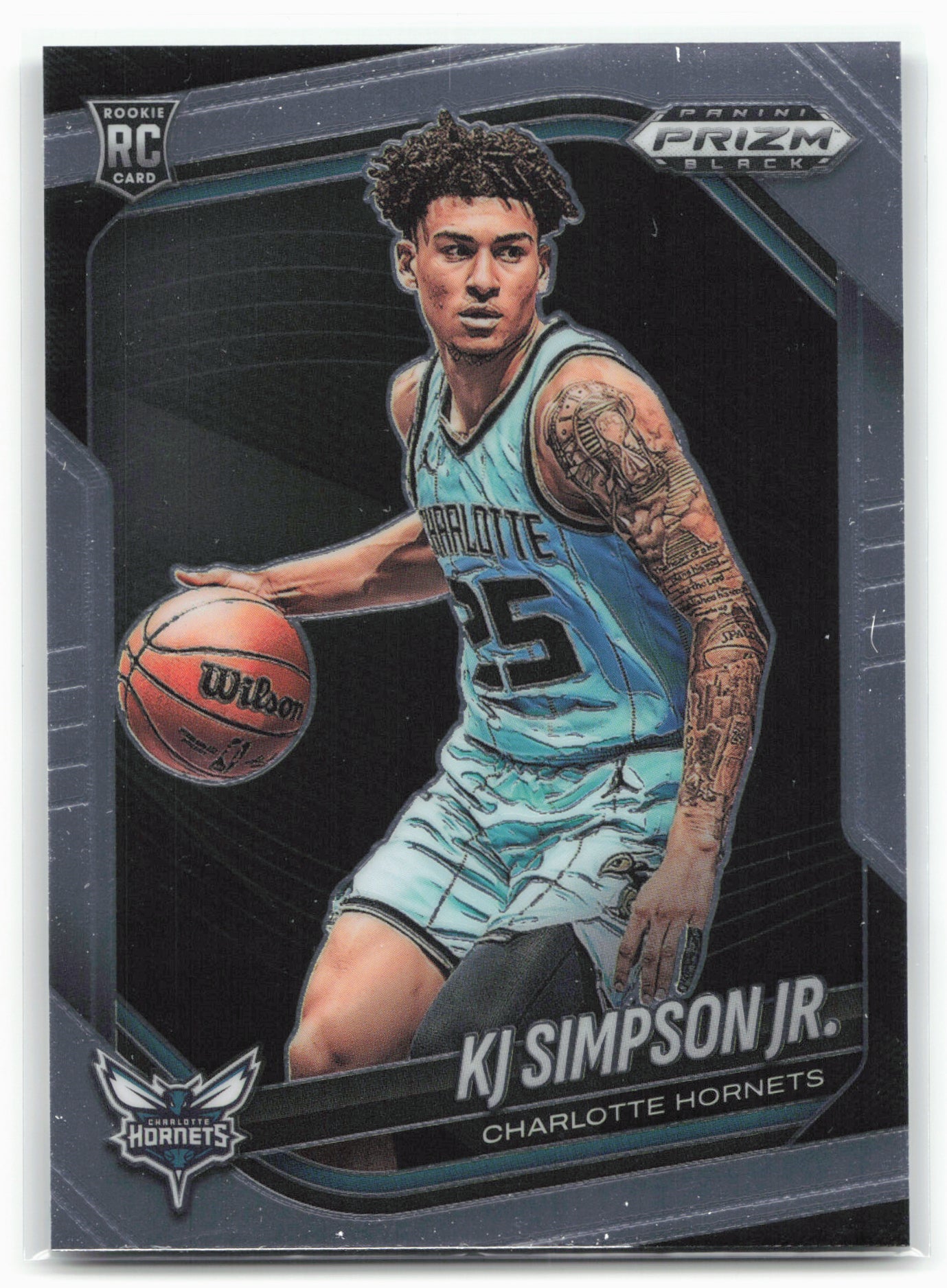 2024-25 Panini Prizm Black #207 KJ Simpson Jr. 26724