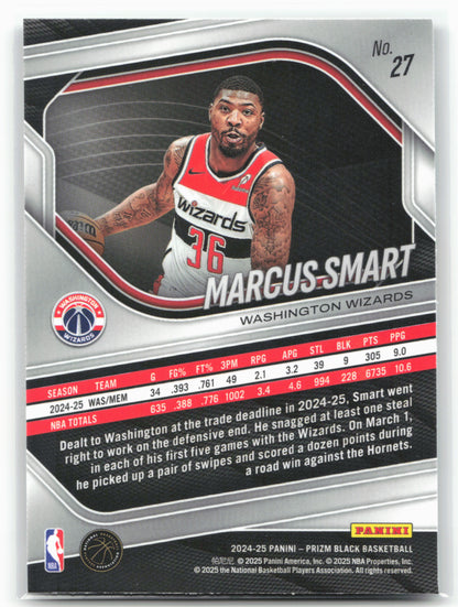 2024-25 Panini Prizm Black #27 Marcus Smart 26725