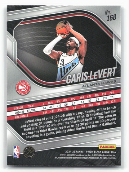 2024-25 Panini Prizm Black #168 Caris LeVert