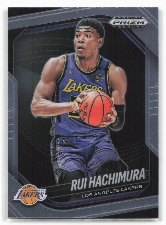 2024-25 Panini Prizm Black #132 Rui Hachimura 26735