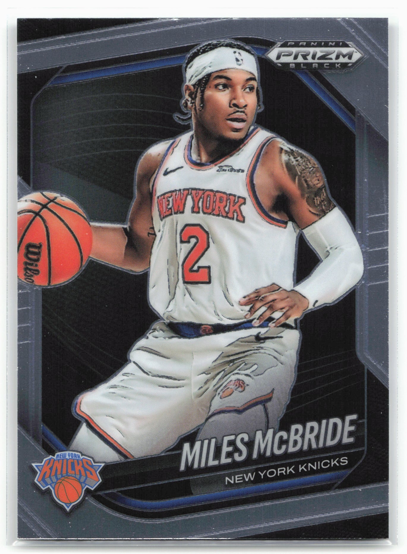 2024-25 Panini Prizm Black #189 Miles McBride 26736