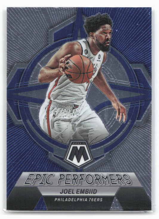 2022-23 Panini Mosaic #9 Joel Embiid Epic Performers 26746