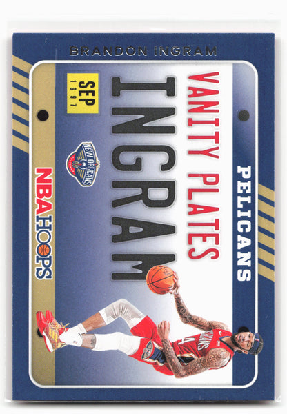 2020-21 Hoops #19 Brandon Ingram Vanity Plates