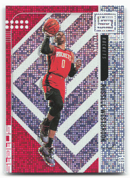 2019-20 Panini Status #35 Russell Westbrook Red