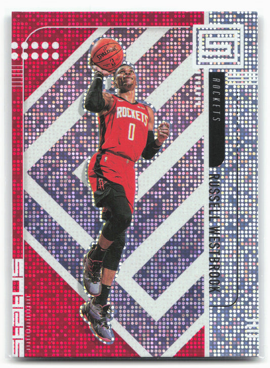 2019-20 Panini Status #35 Russell Westbrook Red